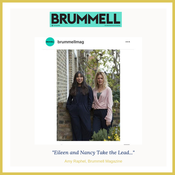 Brummell Magazine Features Nancy and Eileen