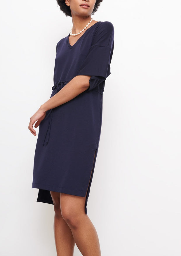 cashmere-mix-cooling-breathable-cucumber-clothing-drawstring dress