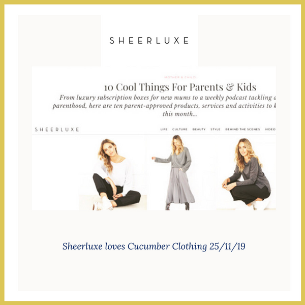 Sheerluxe loves Cucumber