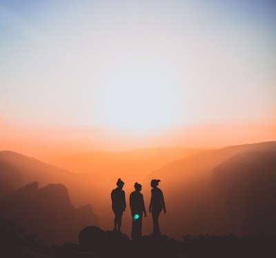 women walking