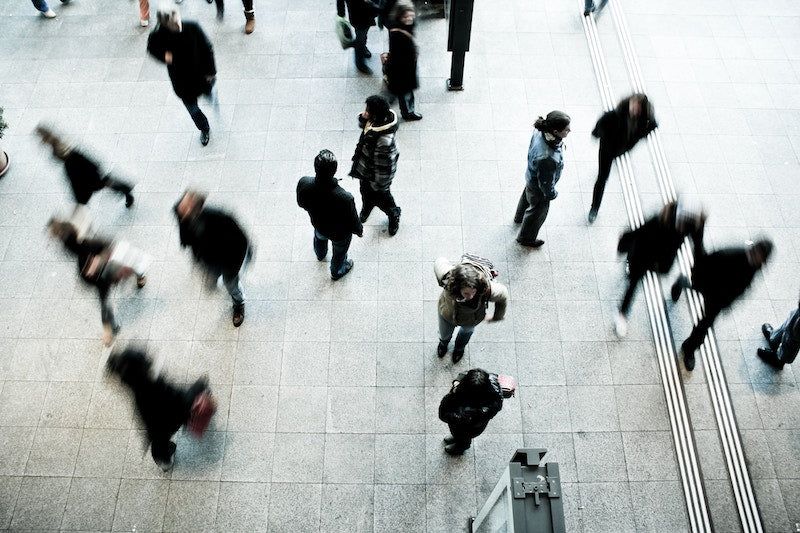 people in the street 