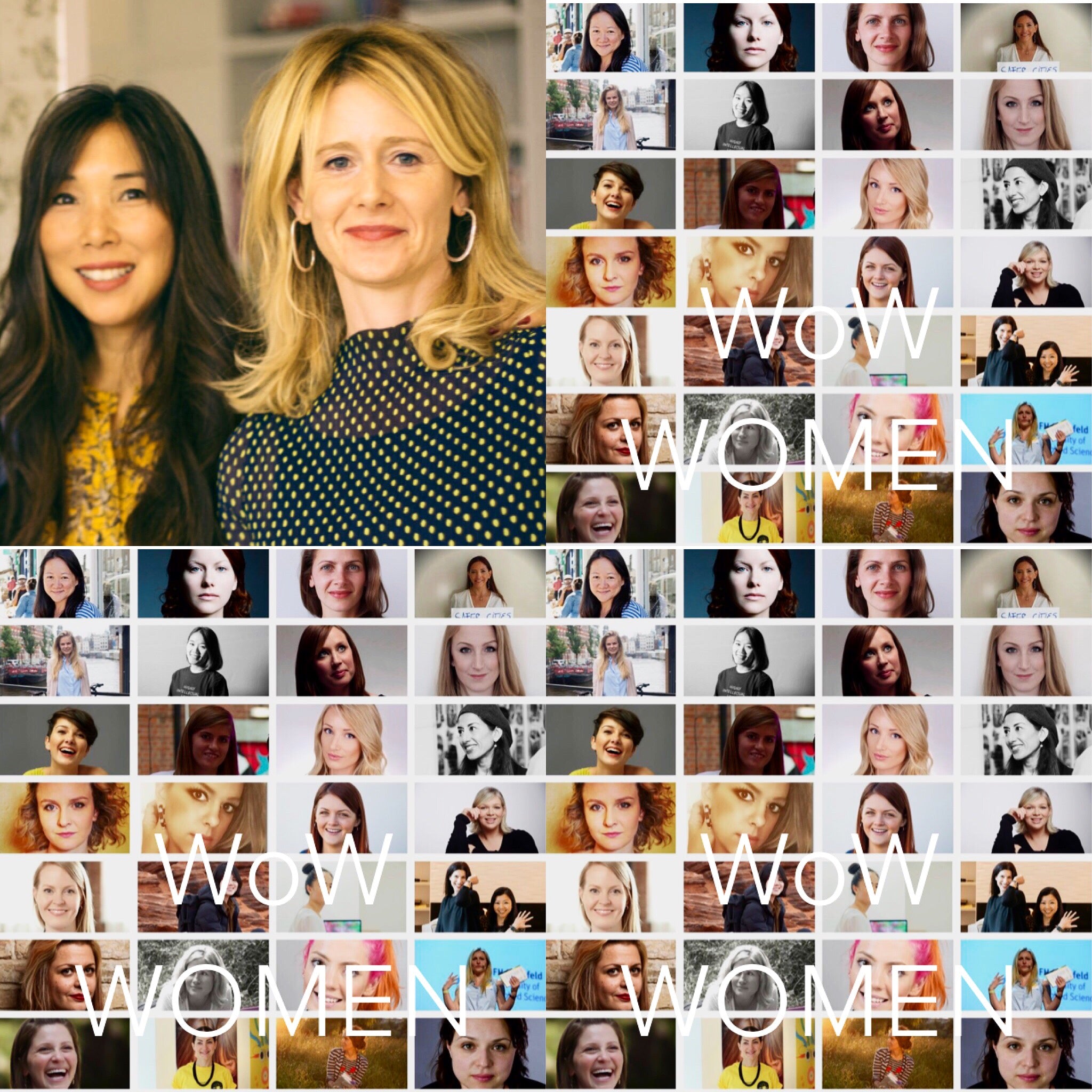 wow women collage