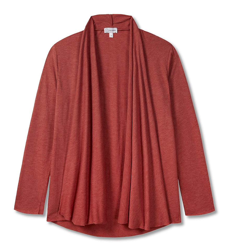 Waterfall Cardi in Paprika