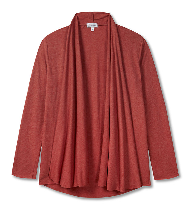 Waterfall Cardi in Paprika