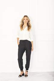 smart black cargo pants