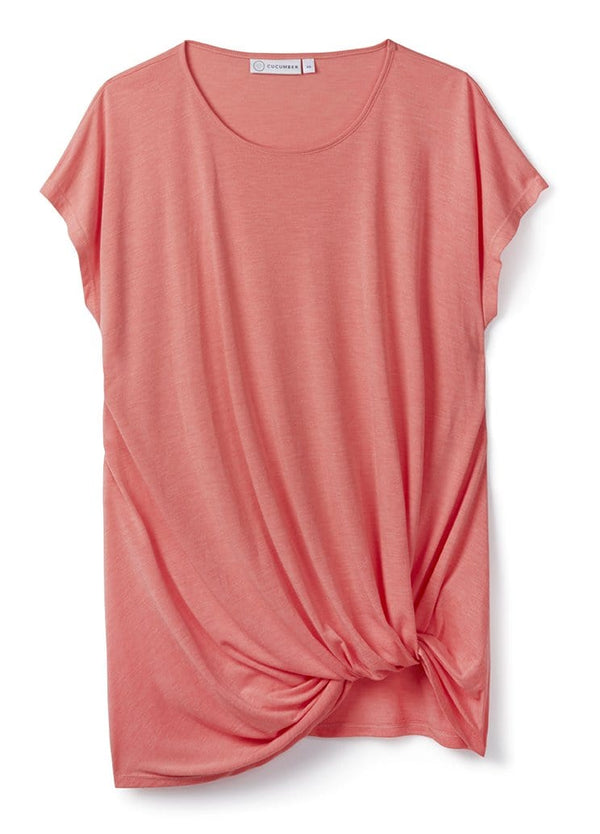 drape-knot-tee-cucumber-clothing-cooling-breathable-volcanic-mineral-technology-fabric-super-soft