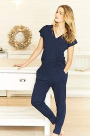 Navy Harem Pants