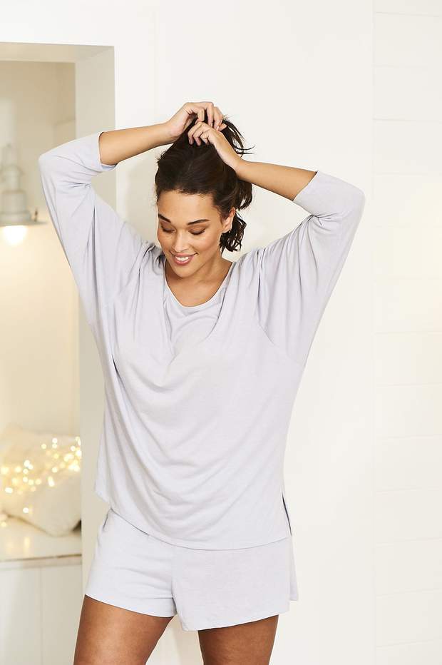 PJ Shorts in Silver