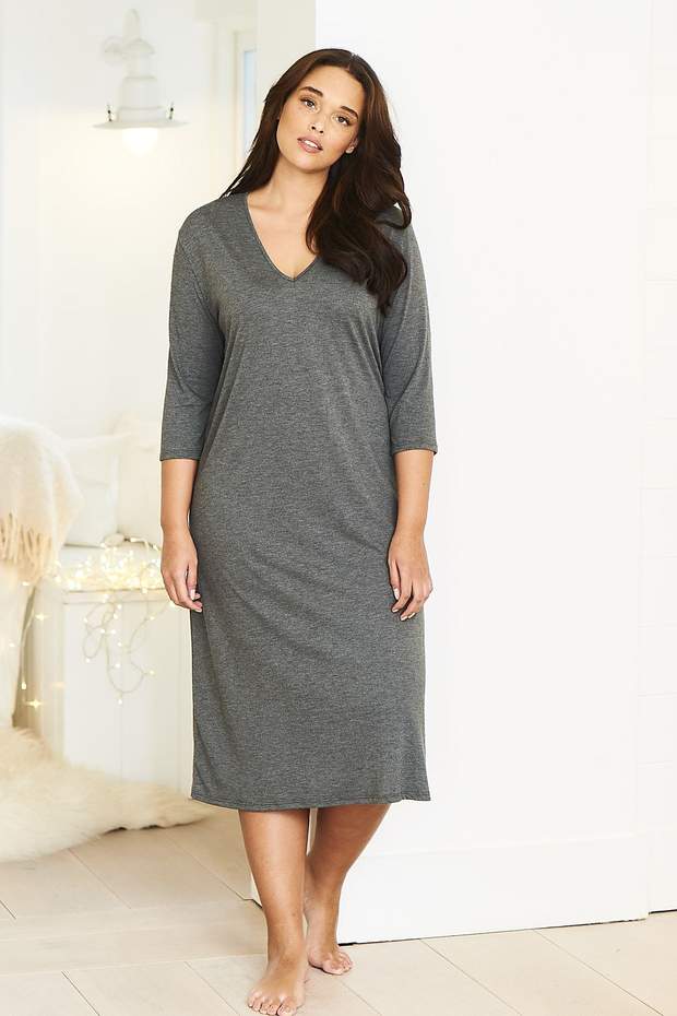 grey cooling nightdress