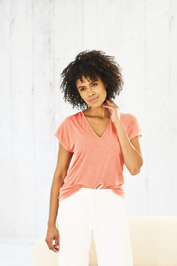 ladies vneck tshirt