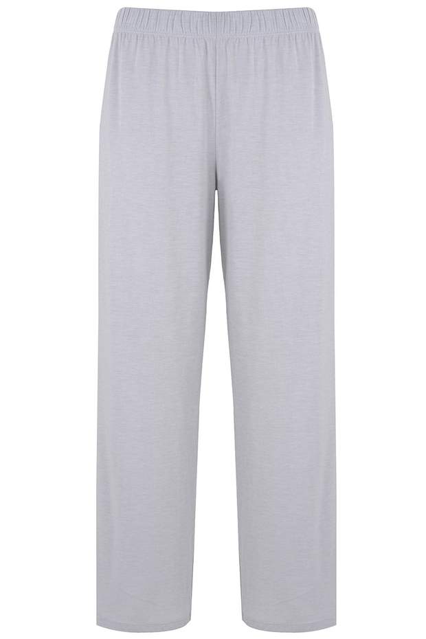 Silver Cropped PJ Bottoms