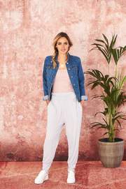 Silver Harem Pants