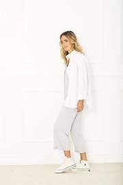 Silver Cropped PJ Bottoms