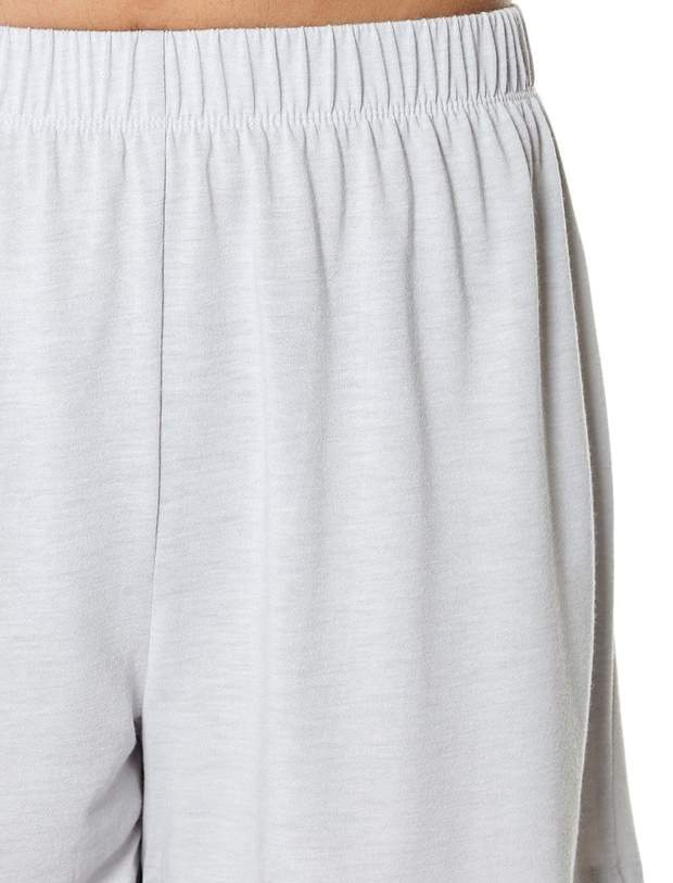 Silver Cropped PJ Bottoms