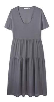 Stone Tiered Dress in 37.5® Technology Jersey