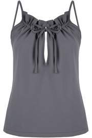 Slate Ruffle Top
